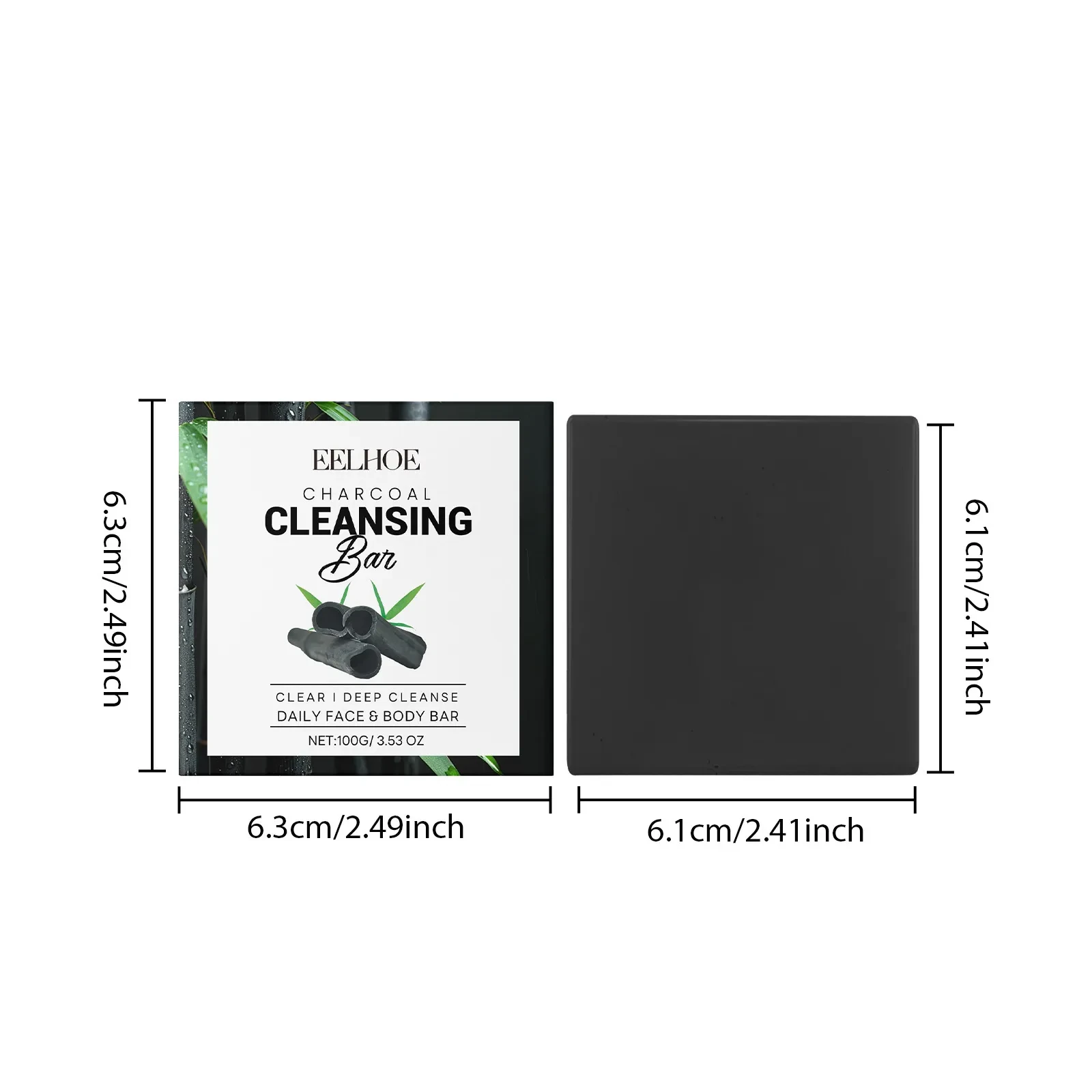 Eelhoe Charcoal Cleansing Bar