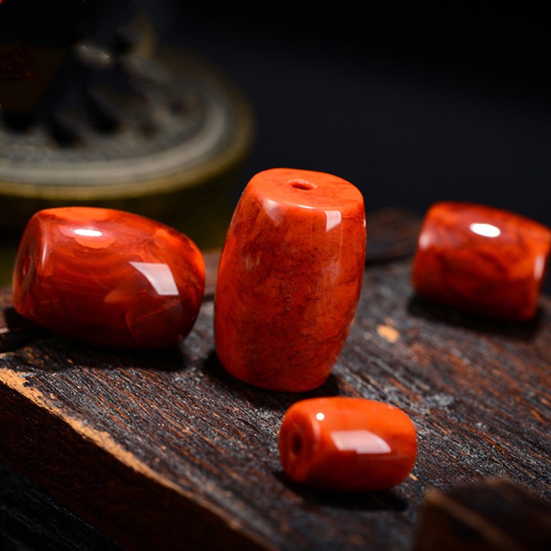 Red Agate Beads