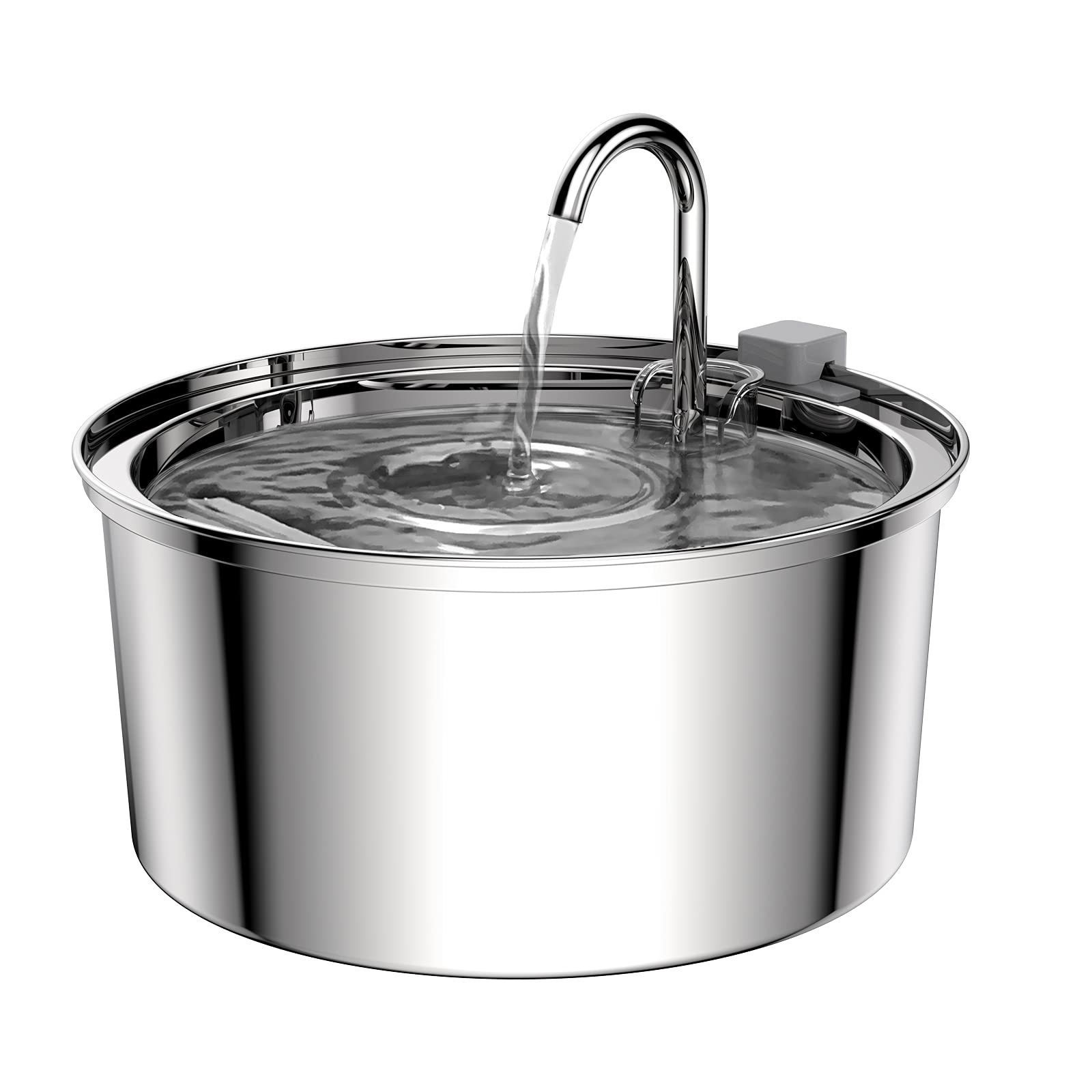 Stainless Steel Cat Drinking Fountain