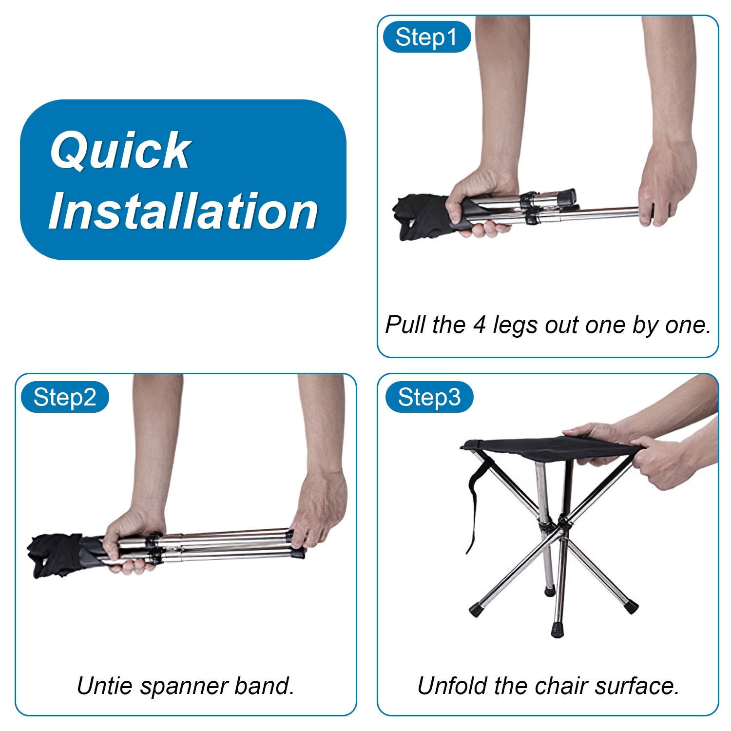Lightweight Folding Stool