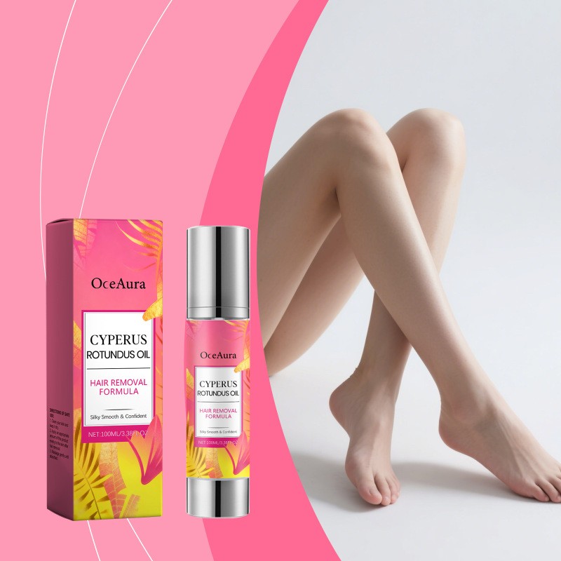 OceAura Cyperus Rotundus Oil  Silky Smooth Hair Removal Formula