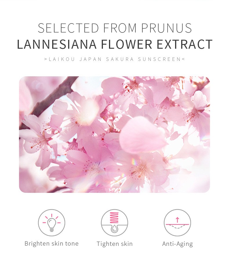Laikou Japan Sakura Sunscreen Ultimate Protection with SPF 50+