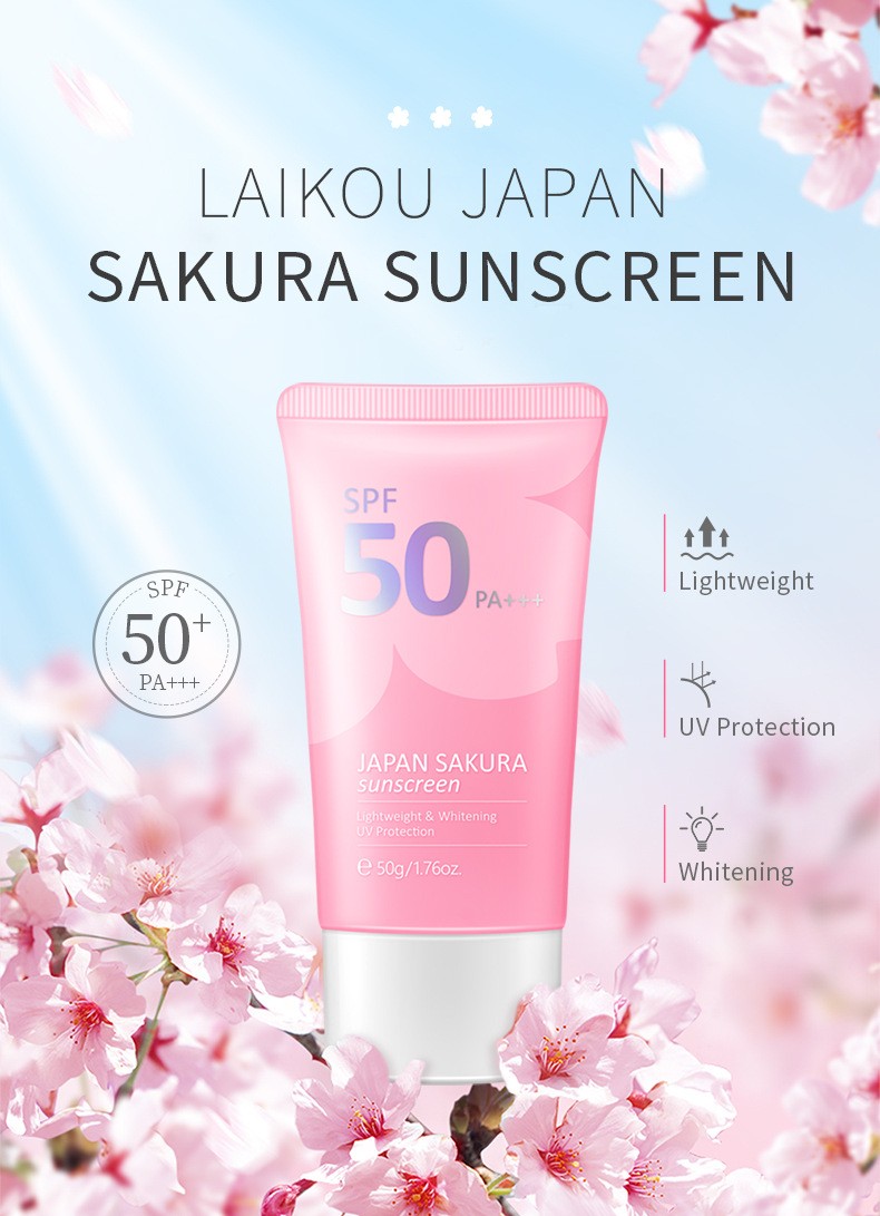 Laikou Japan Sakura Sunscreen Ultimate Protection with SPF 50+