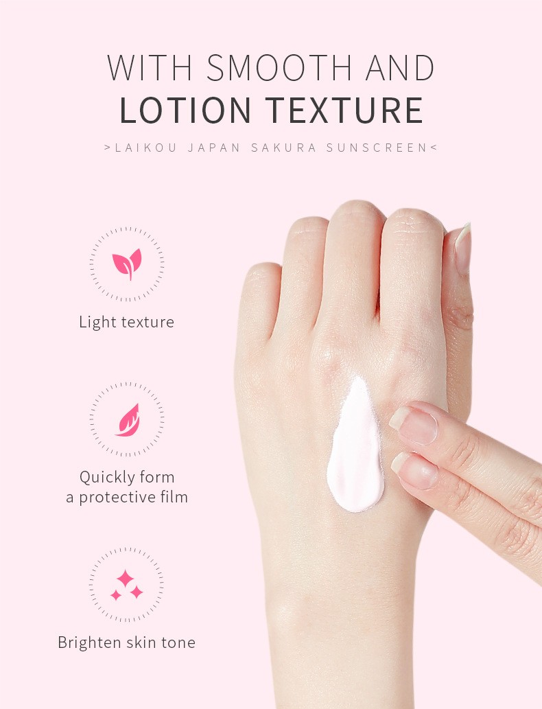 Laikou Japan Sakura Sunscreen Ultimate Protection with SPF 50+