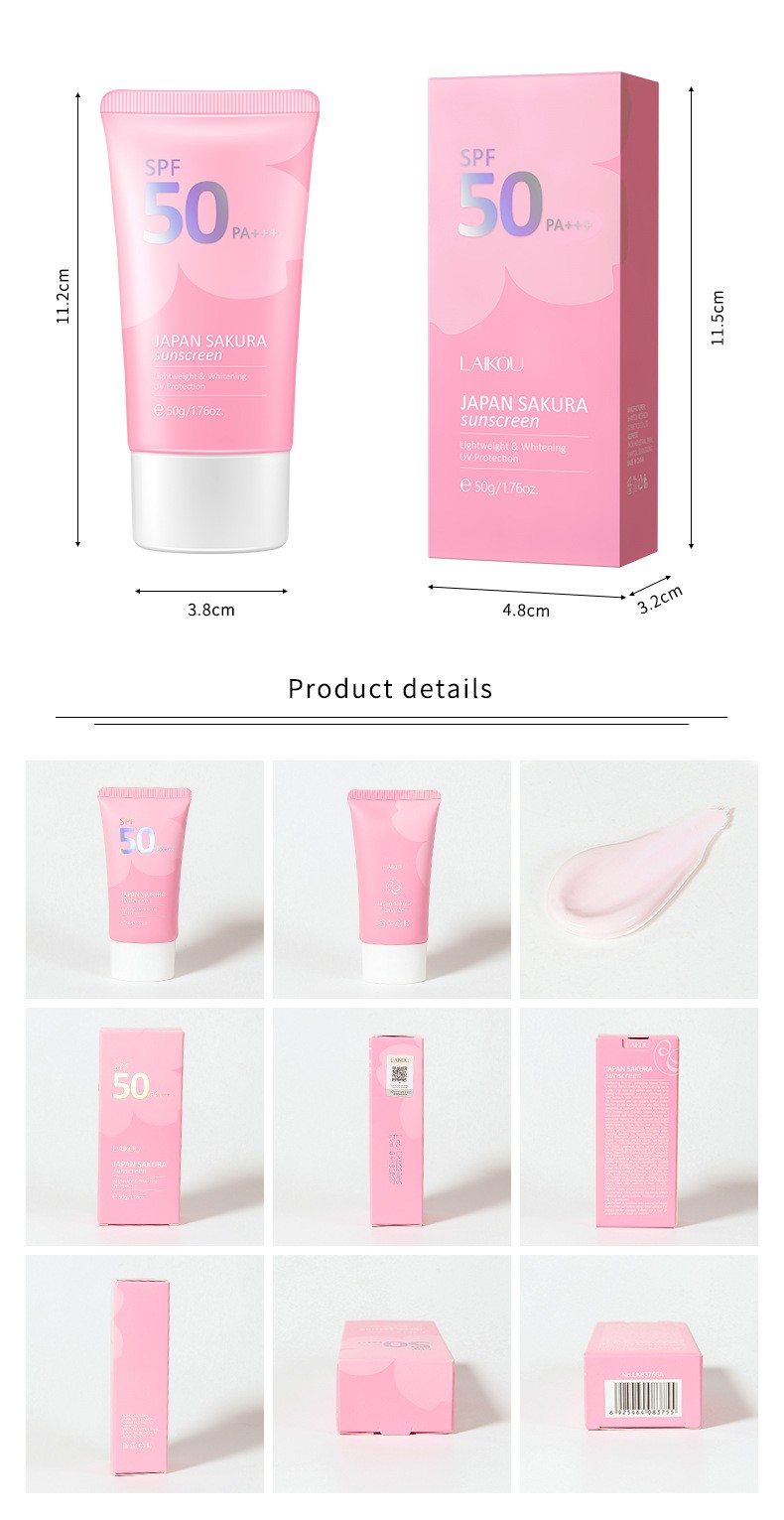 Laikou Japan Sakura Sunscreen Ultimate Protection with SPF 50+