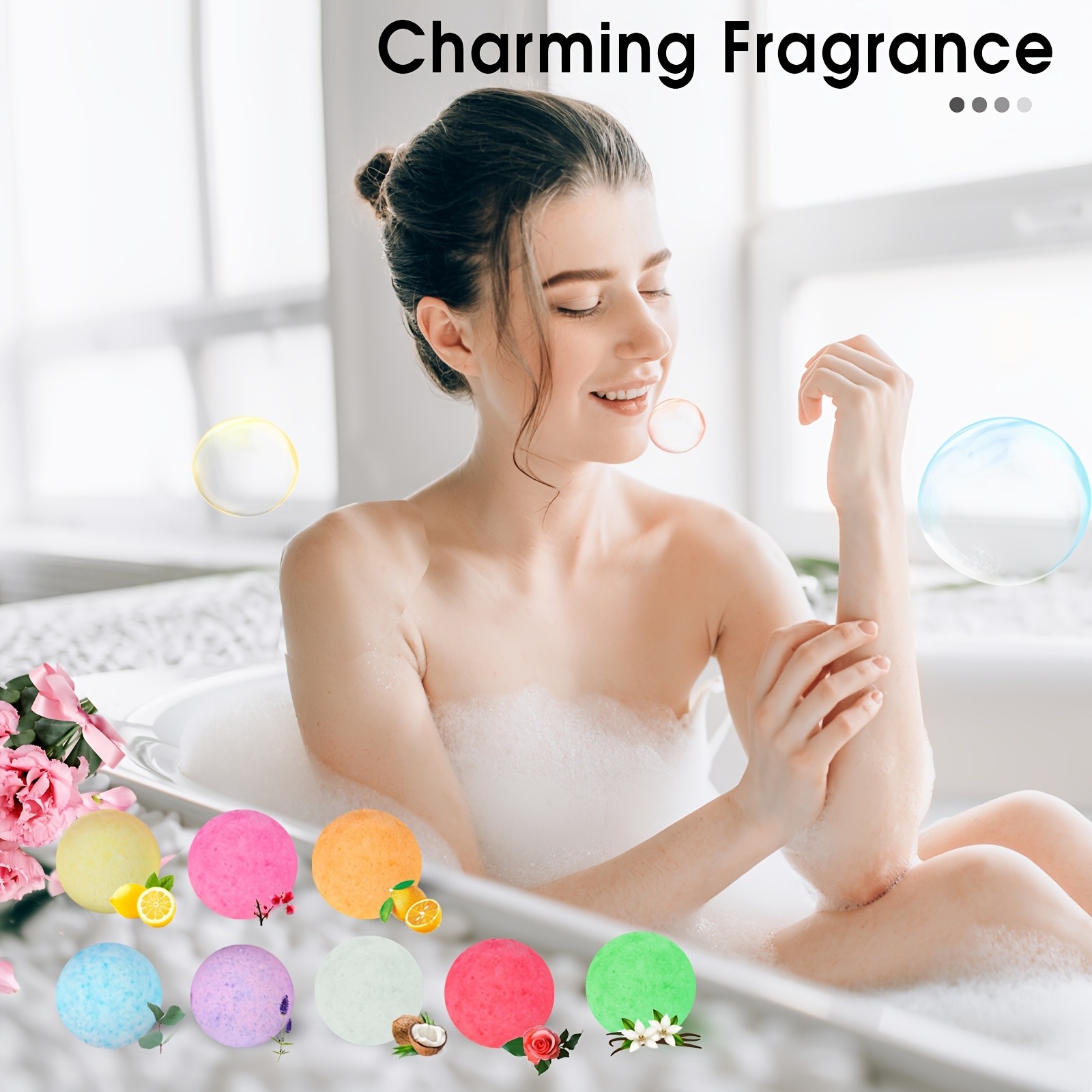 80pcs IHAVE Rose Scented Bath Bombs Set