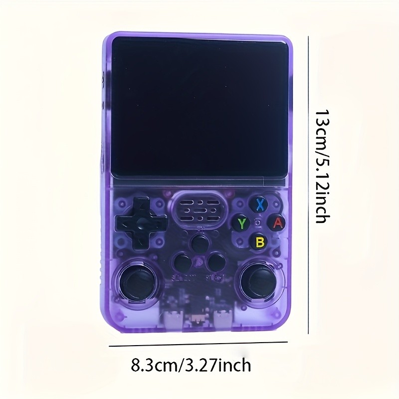 Retro Handheld Game Console Long Battery Life 3500mAh, USB Charging, Supports Multiple Games, 3.5-Inch Display, 64G TF Card, Ideal for Christmas, Thanksgiving, and Black Friday Gifts