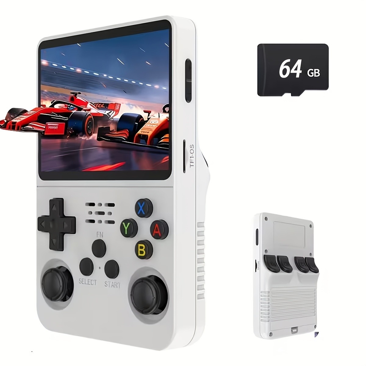 Retro Handheld Game Console Long Battery Life 3500mAh, USB Charging, Supports Multiple Games, 3.5-Inch Display, 64G TF Card, Ideal for Christmas, Thanksgiving, and Black Friday Gifts
