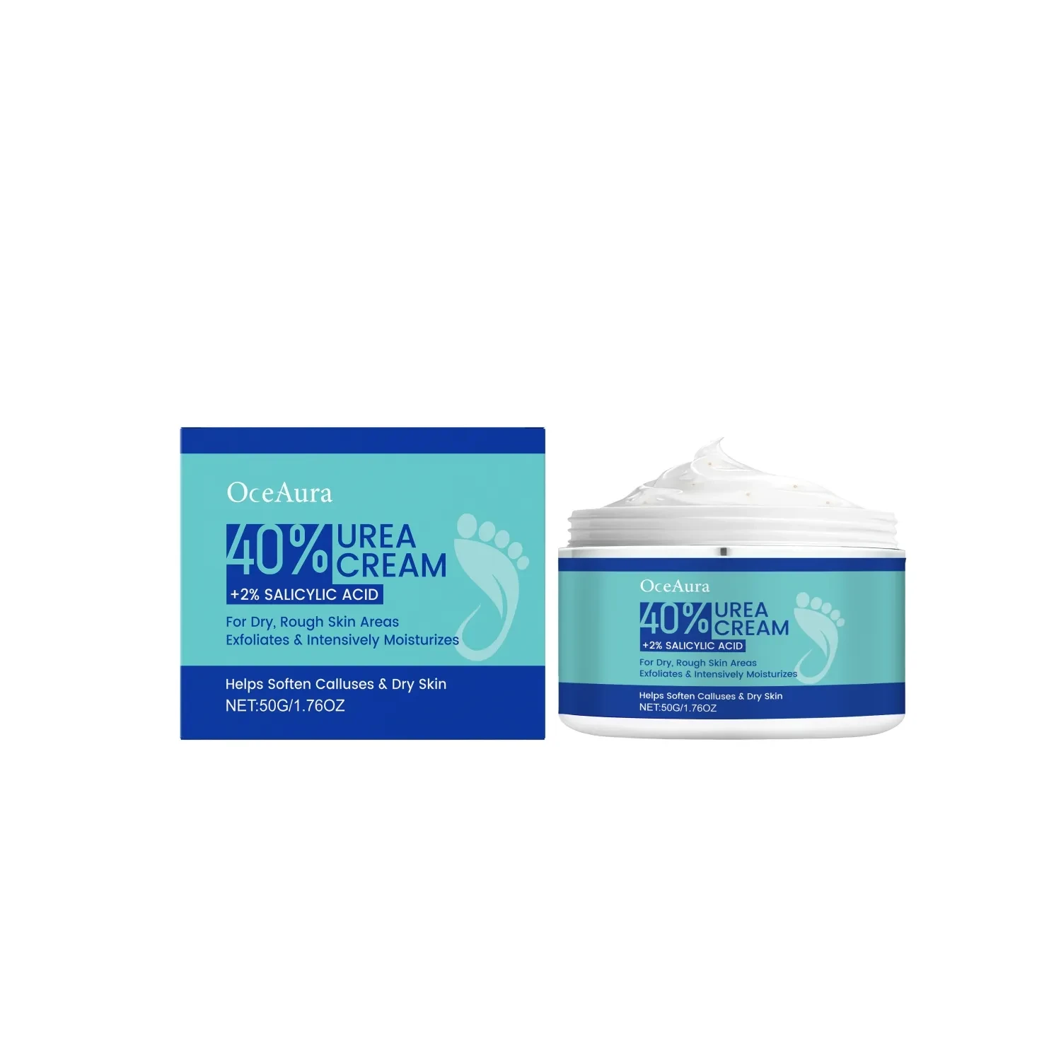 OceAura 40% Urea Cream with 2% Salicylic Acid