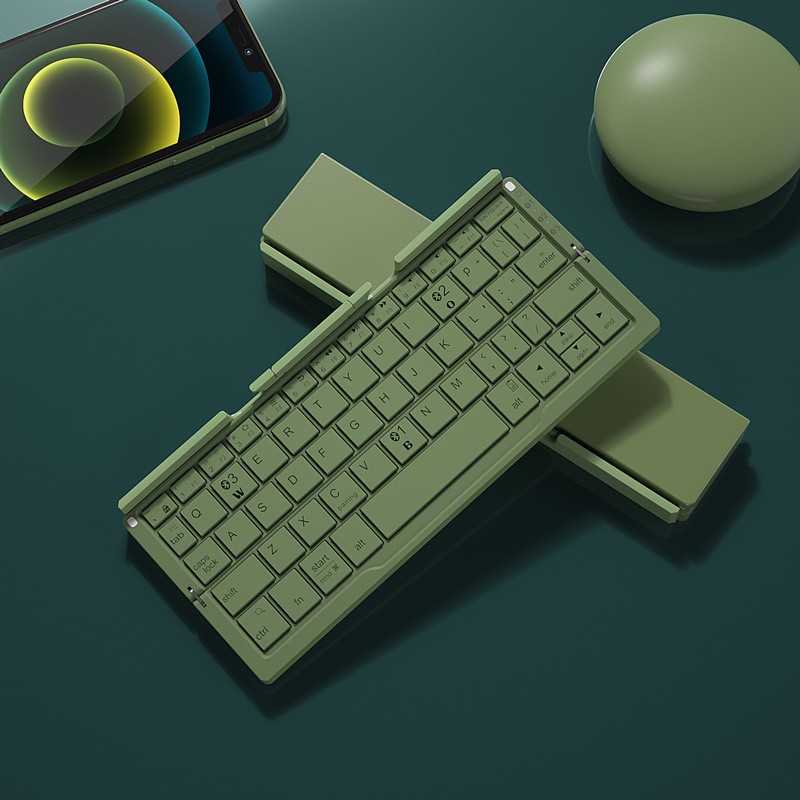 Mini Foldable Bluetooth Keyboard with Magnetic Stand