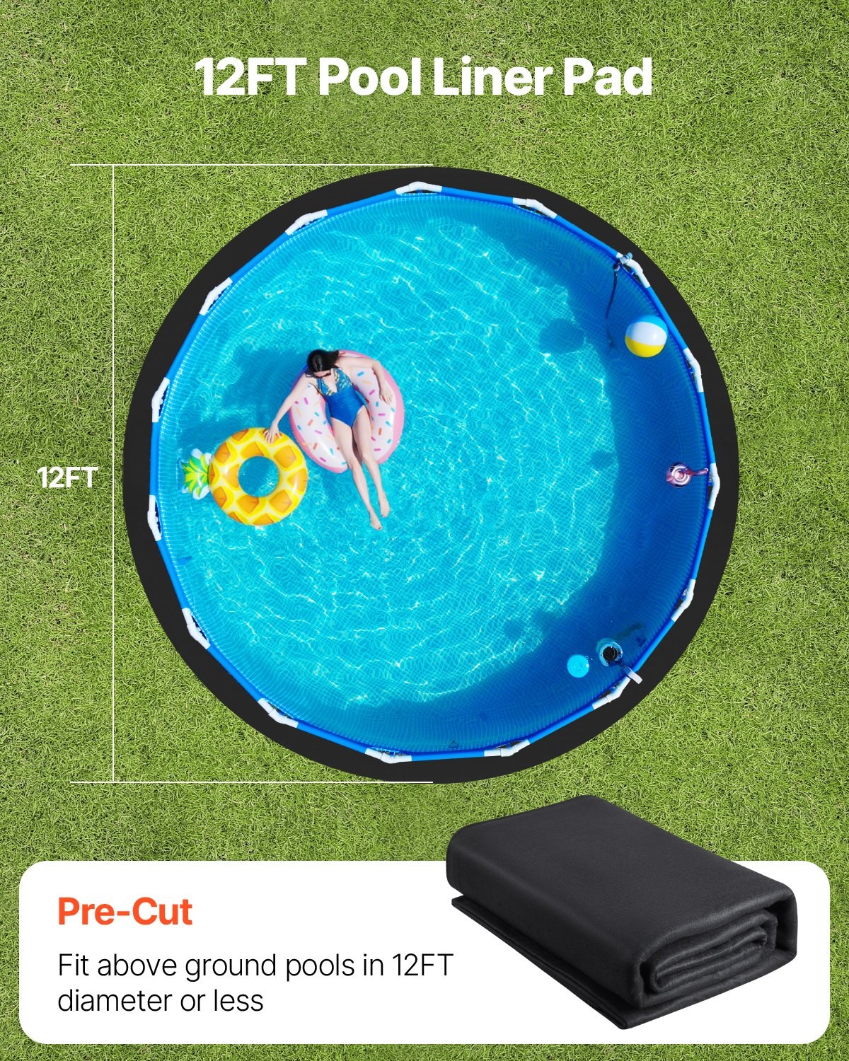 Above Ground Round Pool Pad