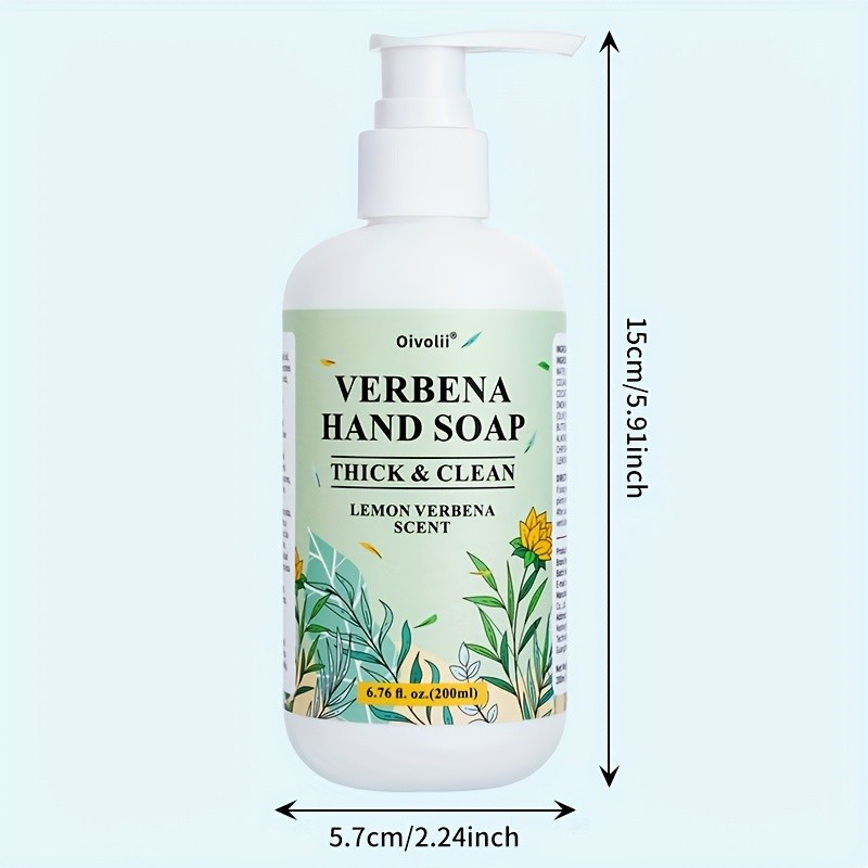 Oivolii Verbena Hand Wash Gel with Natural Extract