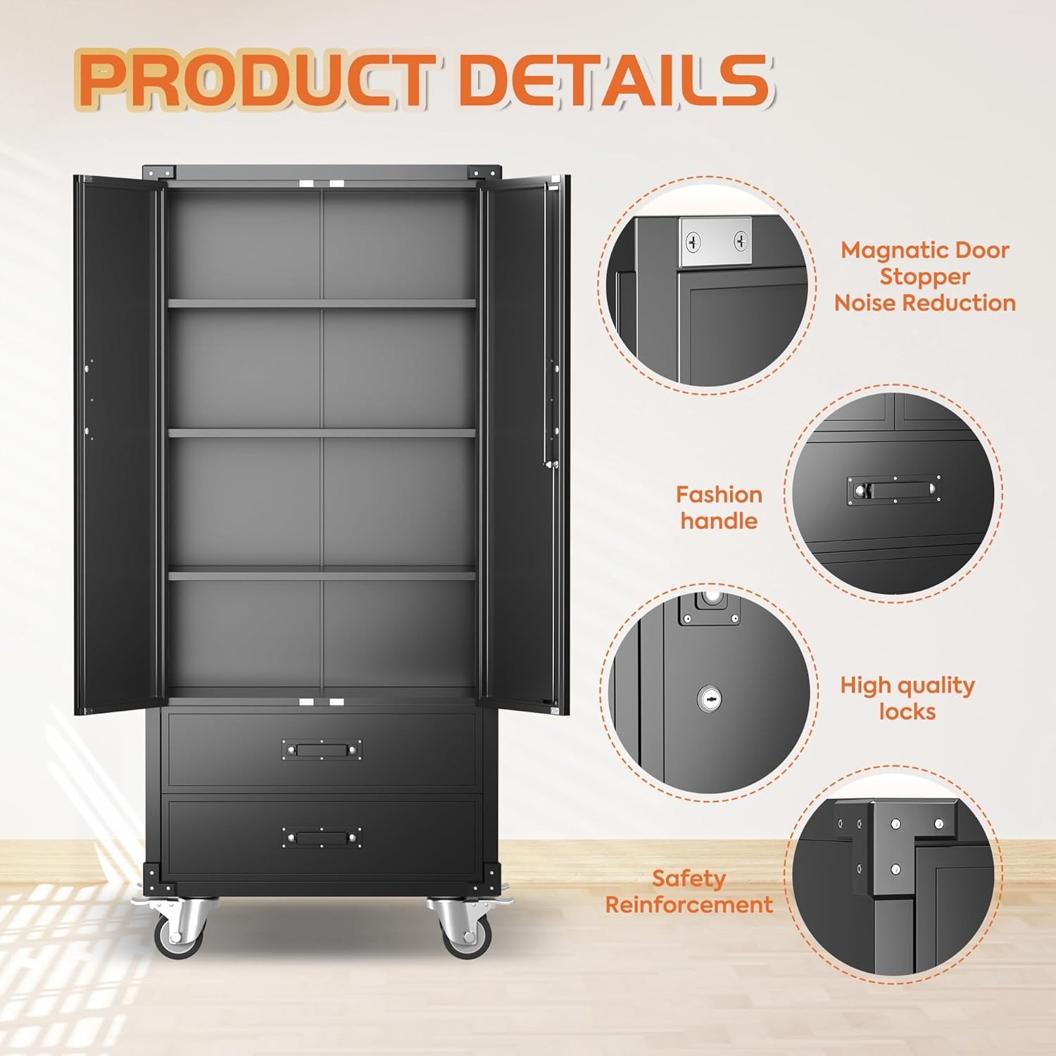 Rolling Storage Cabinet