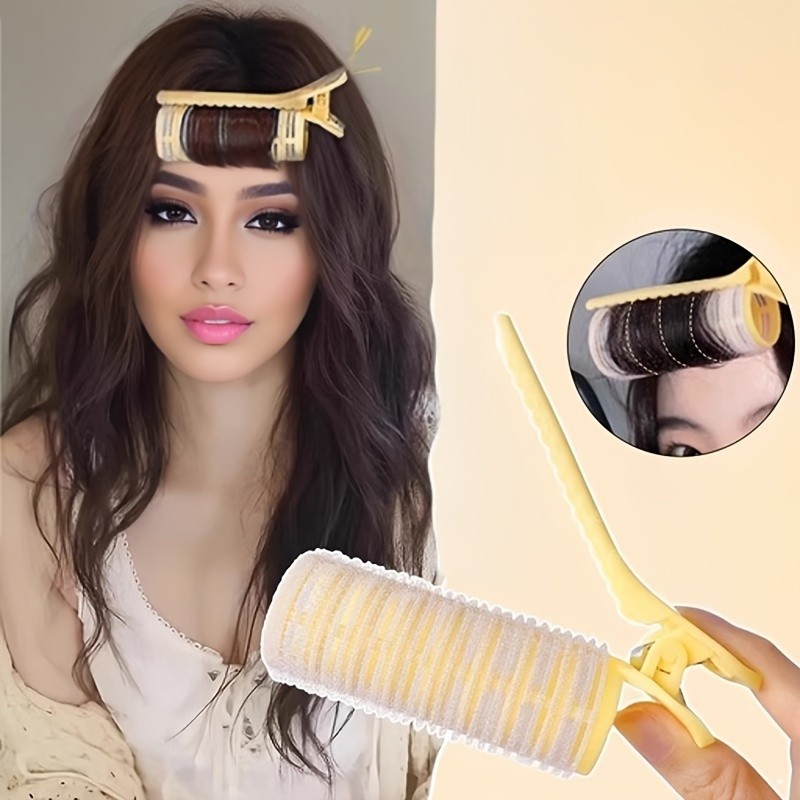 Aylhfo 3pcs Heatless Hair Curler Set with Self-Adhesive Hooks