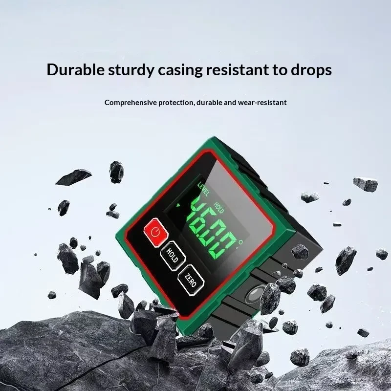 Magnetic Digital Angle Gauge with Laser