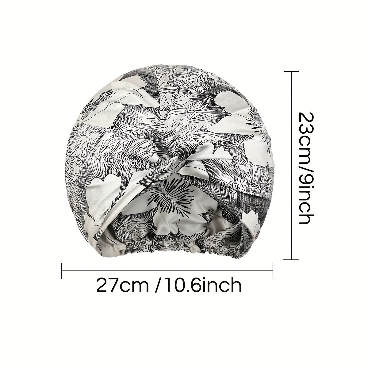 RACHELSilk Luxurious Dual-Sided Layer 100% Mulberry Silk Sleep Cap