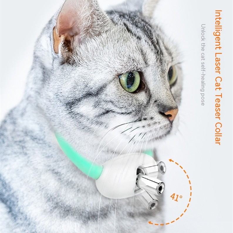 Laser Teaser Cat Collar