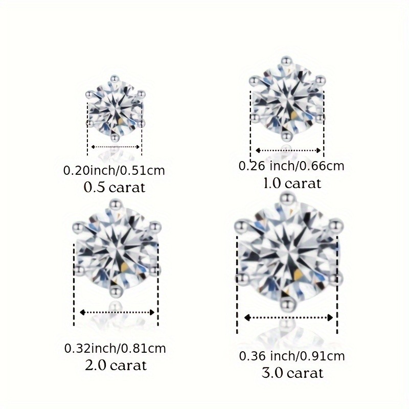 Ethic Diam 18K Gold Plated Moissanite Earrings