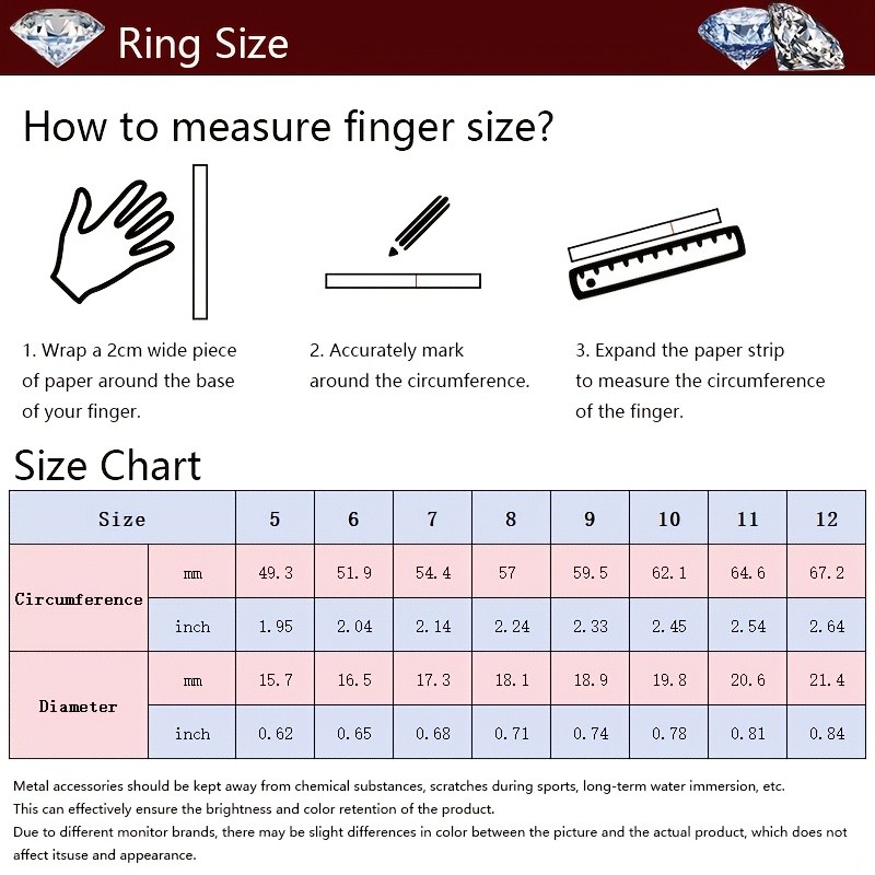 RYYM Women's Fashion Wide Band Ring