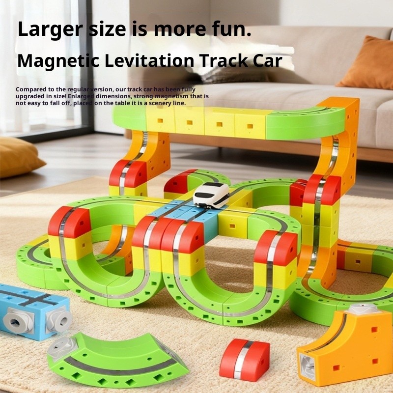 Magnetic Train Track Builder Set