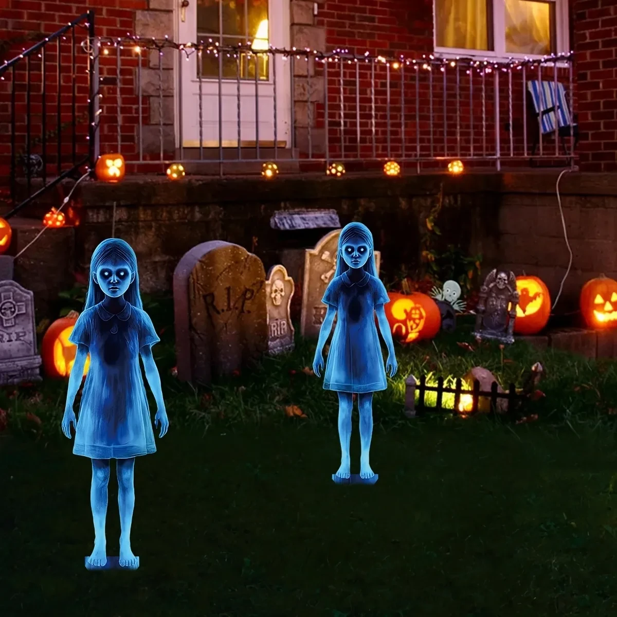 Girl Ghost Courtyard Decoration for Halloween